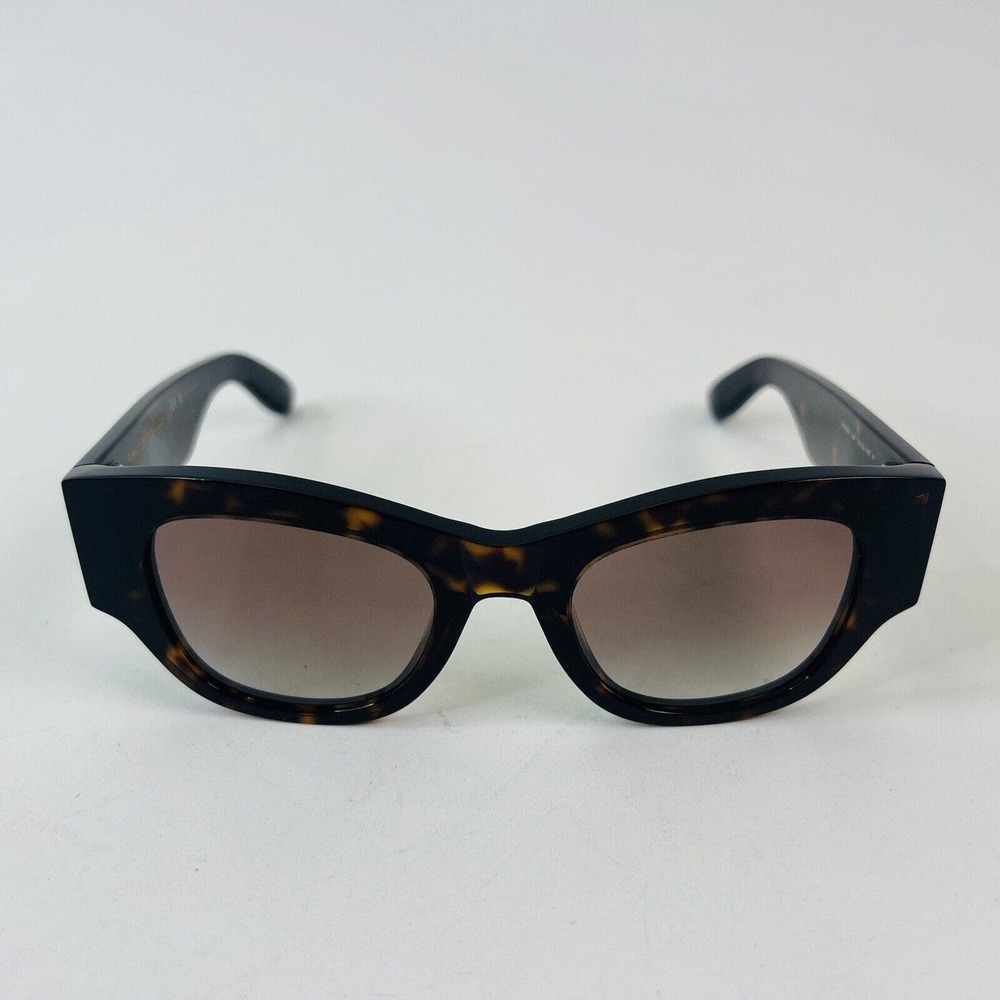 ALEXANDER MCQUEEN AM0420S 002 Brown Havana Frame‎ w/ Brown Gradient Sunglasses